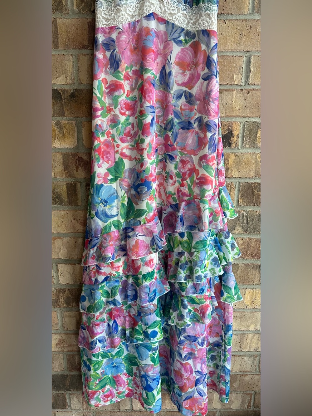 SO Tiered Floral Maxi Dress—Size Medium - Picture 4 of 6